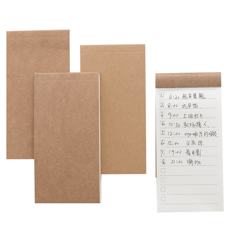 Wholesale Paper Detachable Practical Notepad Kraft Paper Portable Notepad